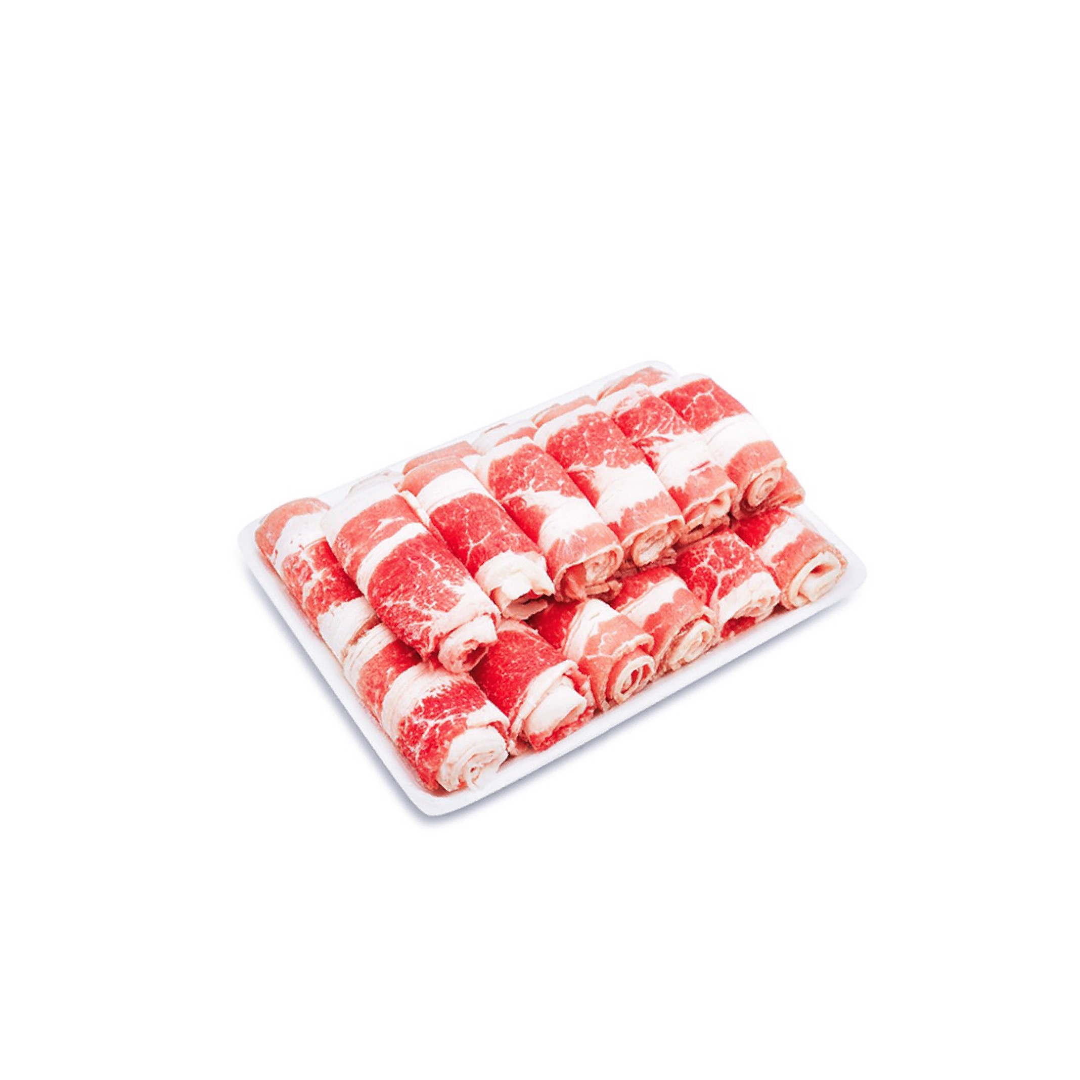 Hà nội - ba chỉ bò mỹ orfarm cắt lát khay ~500-520gr - giao nhanh