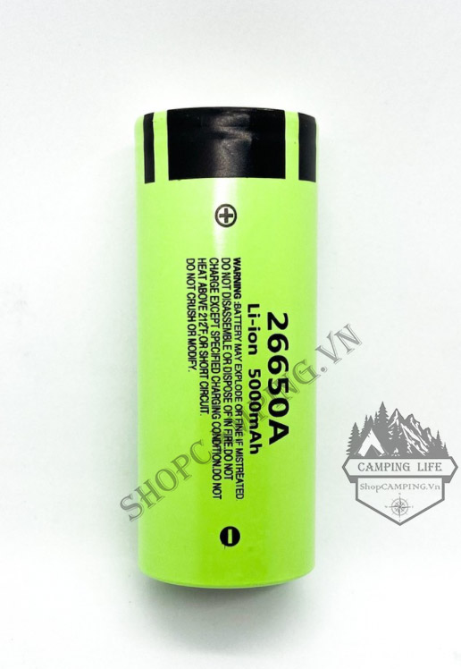 Pin sạc panasonic ncr26650a dung lượng 5000 mah - made in japan