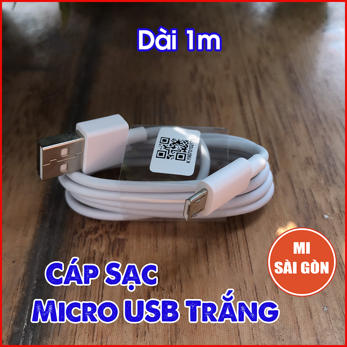 [Hỏa Tốc HCM] Cáp sạc Micro USB 3A Dài 1m/2m hoặc Cáp Type C 3A 1m - Hỗ trợ sạc nhanh