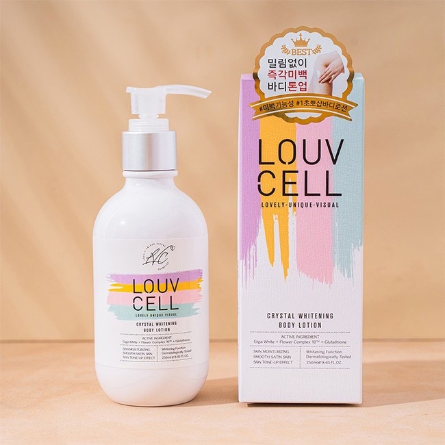 [Chính hãng] Sữa dưỡng trắng da Body Louv Cell Lotion Hàn Quốc chai 250ml