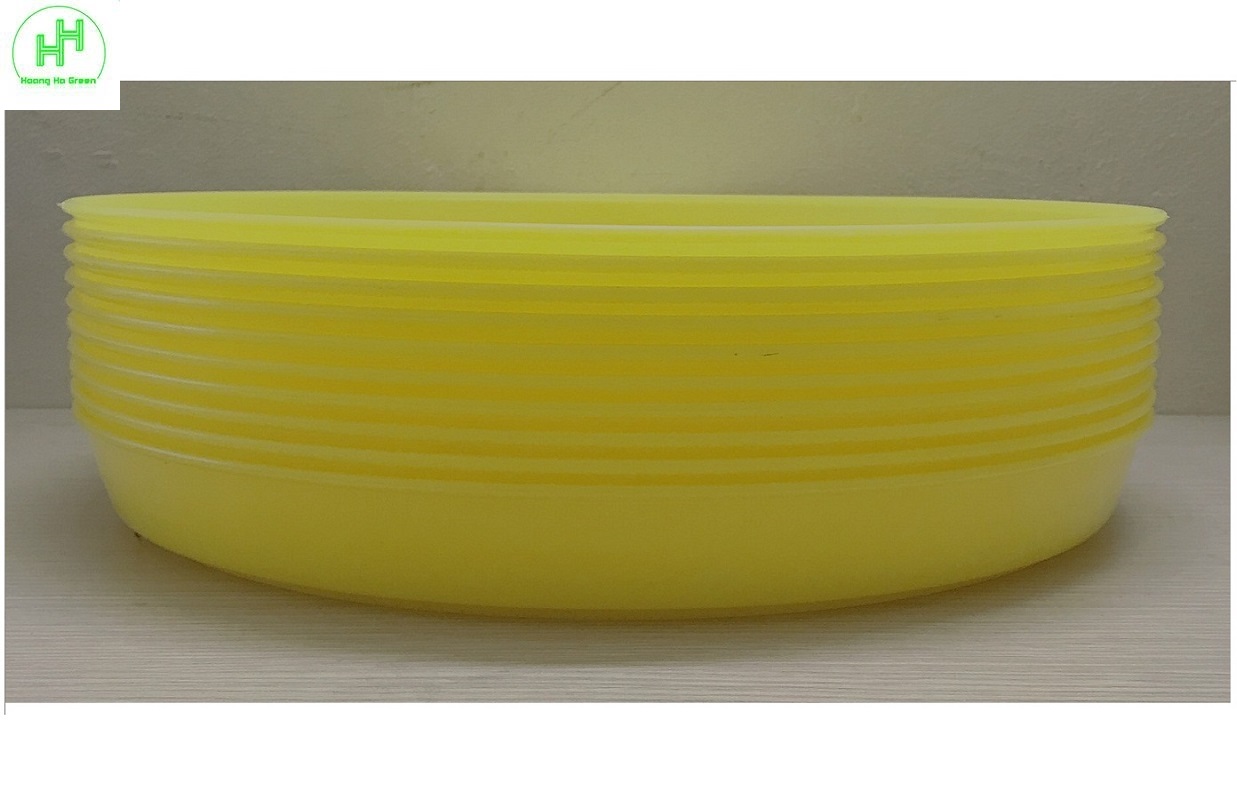 10 Máng, Khay ăn Cho Gà Con KT 39x4,5 cm - Đĩa nhựa đa năng làm máng ăn cho gà, chim, ổ cho chó mèo,....!