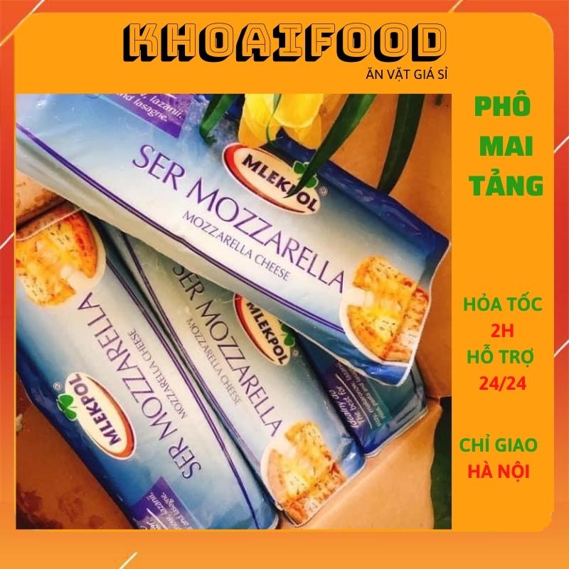 Phô mai kéo sợi mozzarela nhập khẩu balan thơm ngon, kéo sợi tốt