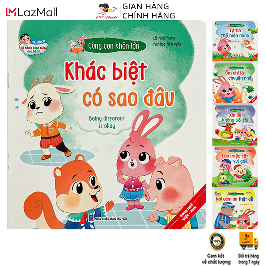 Combo trọn bộ 10 cuốn sách ehon cùng con khôn lớn cho trẻ em - bộ sách ehon nhật bản phát triển trí thông minh cho bé