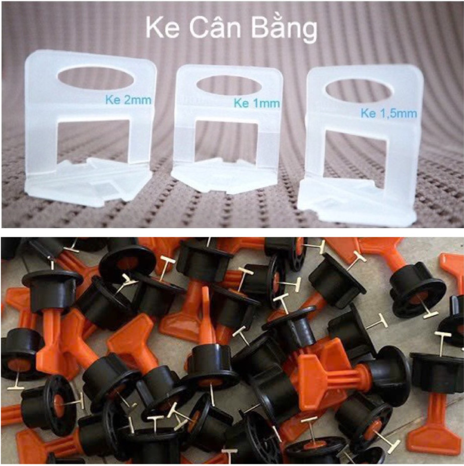 1 Kg Ke Cân Bằng Ốp Lát Gạch 1.0 mm 1.5 mm... Tùy chọn size không bao gồm Ke Nêm Đỏ