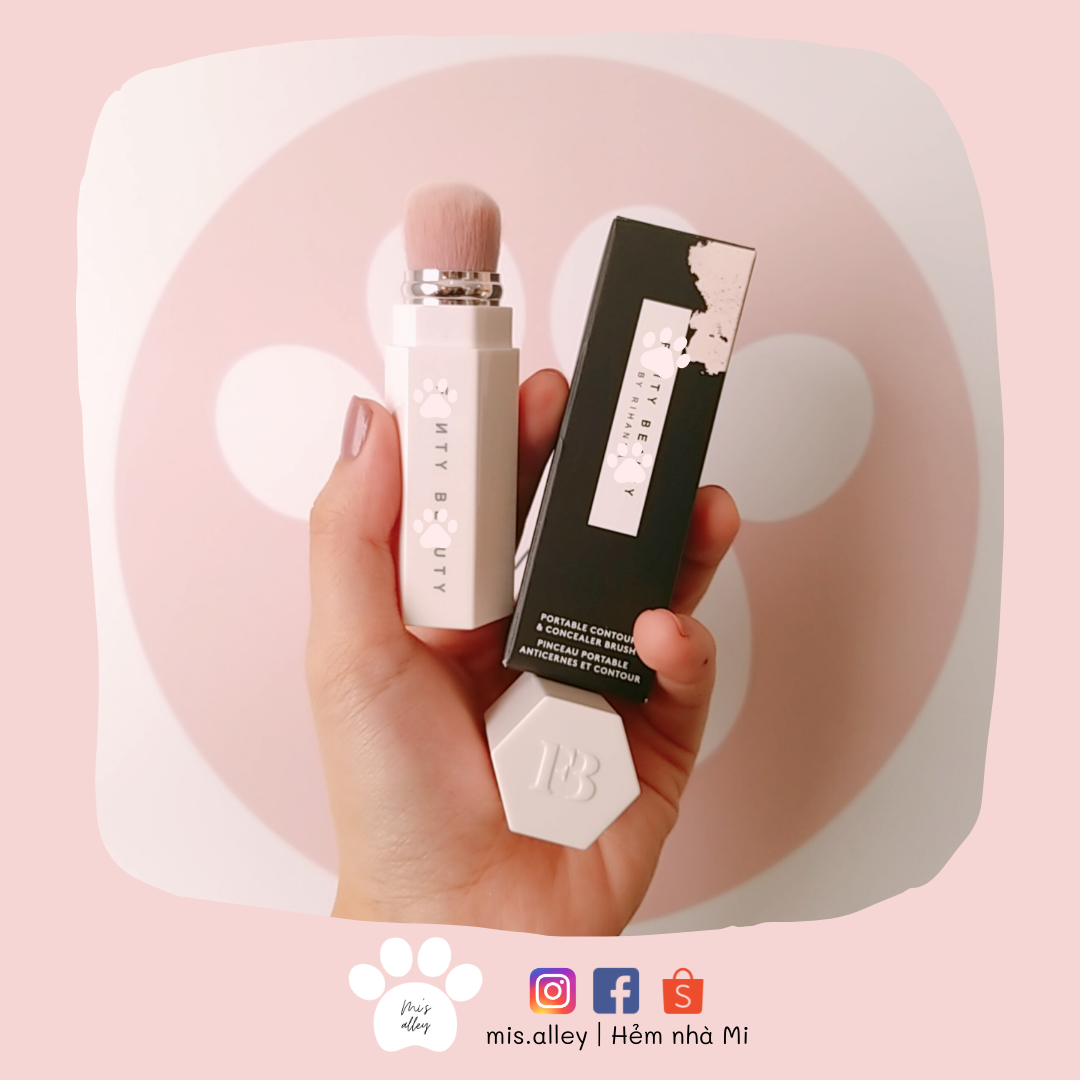 🌸Fenty Beauty🌸 Cọ nền và contour thiết kế du lịch Portable Contour & Foundation Brush