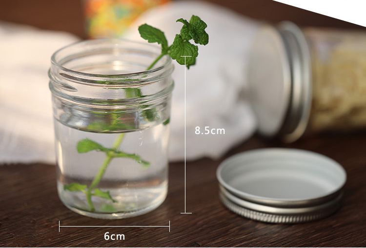 COMBO 3 HŨ THỦY TINH NẮP NHÔM 200ML MIỆNG RỘNG LÀM SỮA CHUA, CARAMEN, ĐỰNG THỰC PHẨM ĐA NĂNG