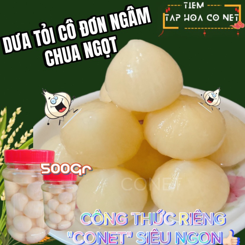 500gr dưa tỏi cô đơn ngâm chua ngọt