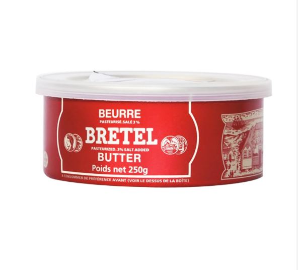 Date 12/25  Bơ Bretel Pháp / Bơ đồng tiền Pháp  250gr / Bretel Butter
