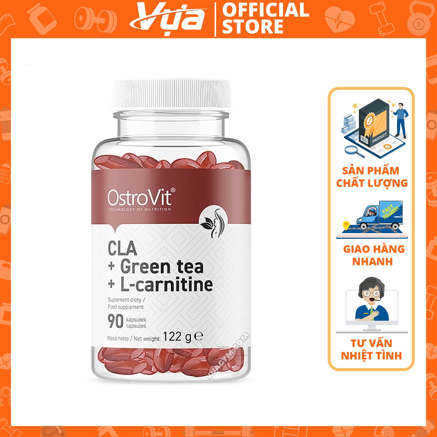 OstroVit - CLA + Green Tea + L-carnitine