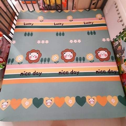 1m620cm-Ga chống thấm cotton goodmama chính hãng- ga chống thấm ga trải giường cao cấp