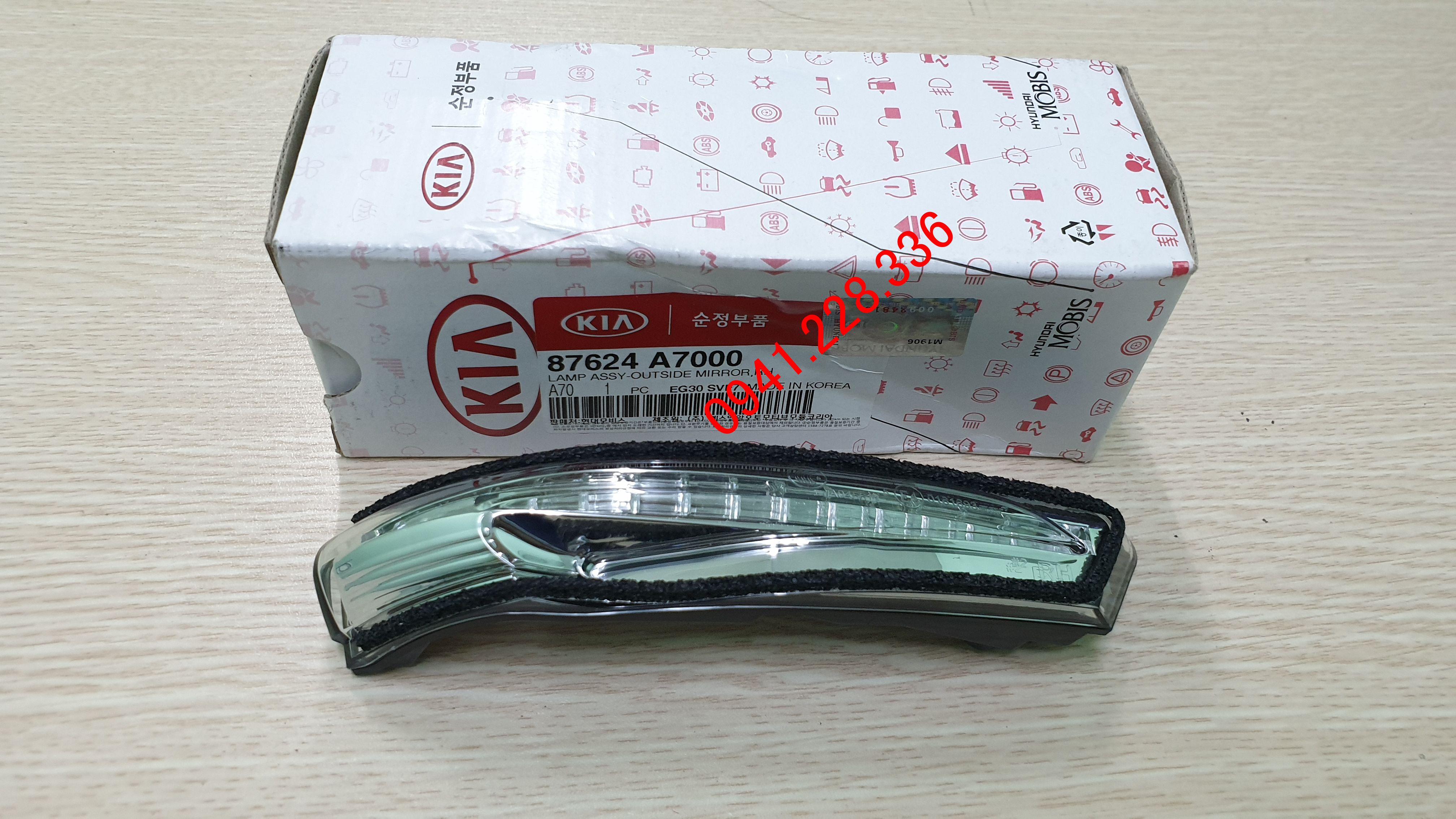 Đèn xi nhan gương Kia Cerato 2016-2018 chính hãng 87614A7000 87624A7000