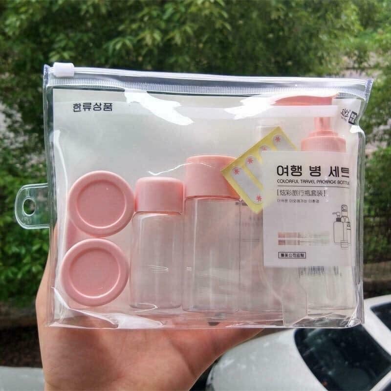 Bộ chiết mỹ phẩm du lịch 6 món