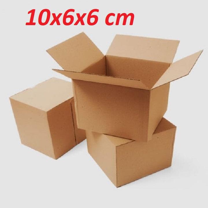 Bộ 100 thùng carton qn 10x6x6 cm