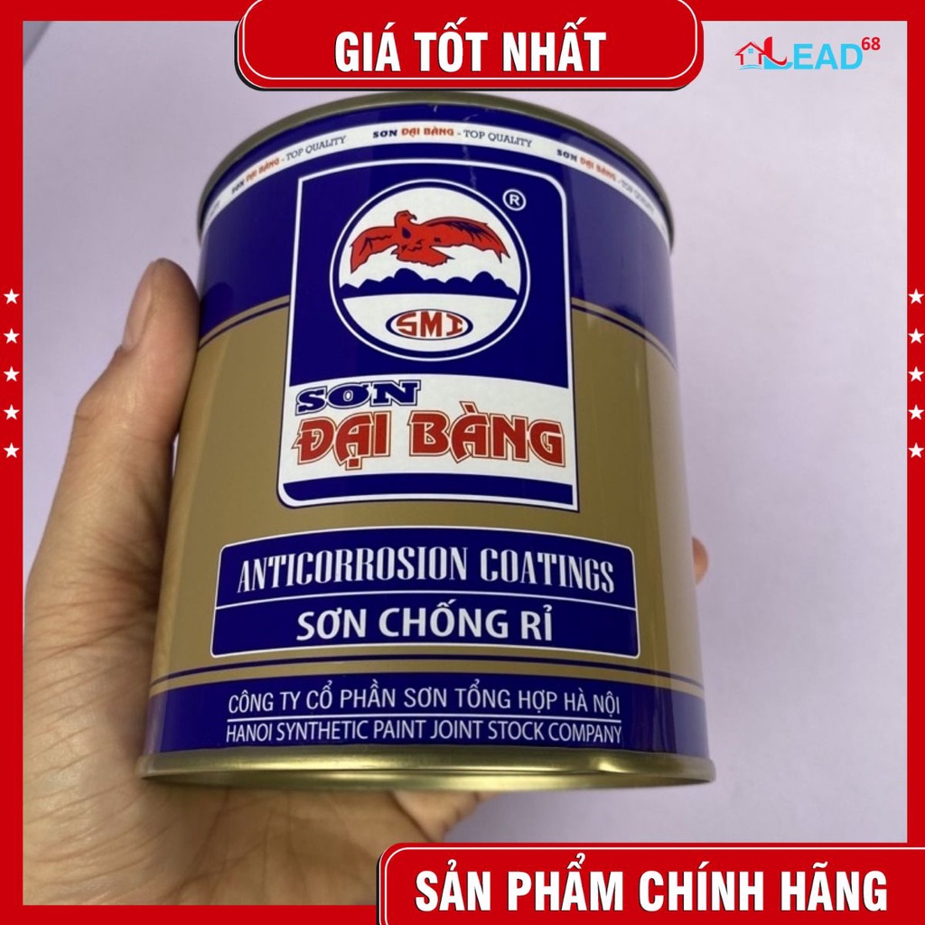 Sơn Alkyd Đại bàng sơn trên sắt thép đồ gỗ 750ml