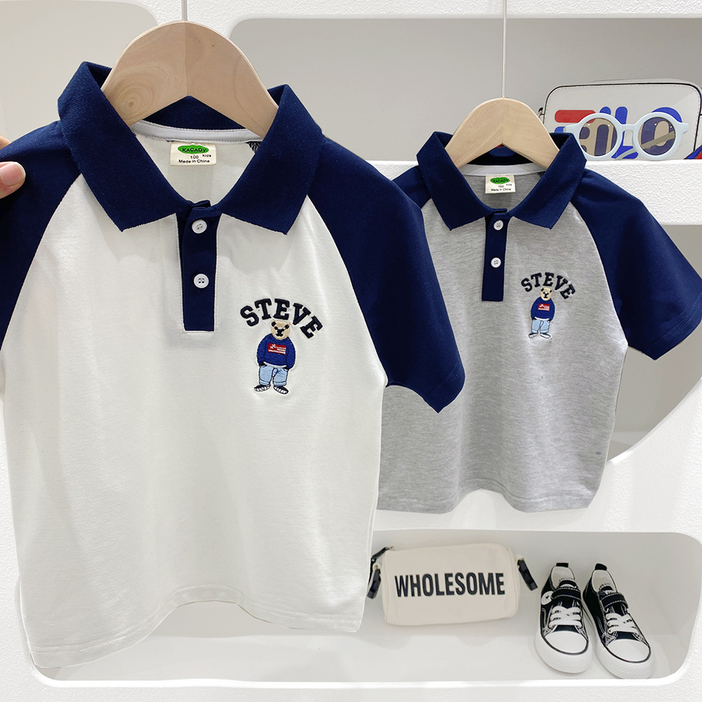Áo thun Polo bé trai WAPYPY - Áo cộc tay cho bé shopkunkid