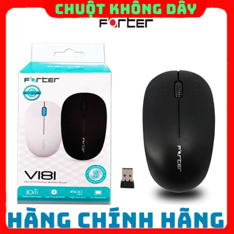 Chuột không dây Forter V181+ Tặng pin. Mouse không dây