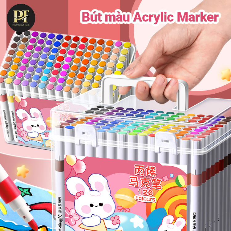 Bộ Bút Màu Vẽ Tranh Cho Bé Cao Cấp - Họa Cụ Vẽ Tranh