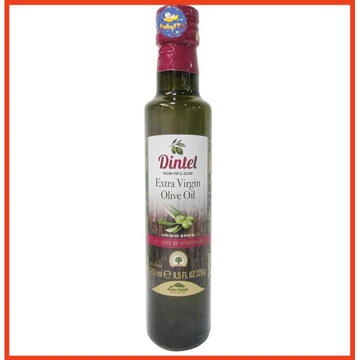 Dầu oliu dintel extra virgin 250ml mẫu mới