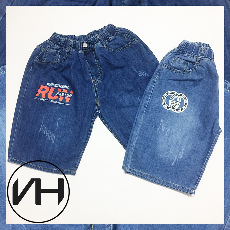 Quần cho bé trai từ 35kg đến SIZE ĐẠI 60kg, quần short jean cho bé, chất jean mềm