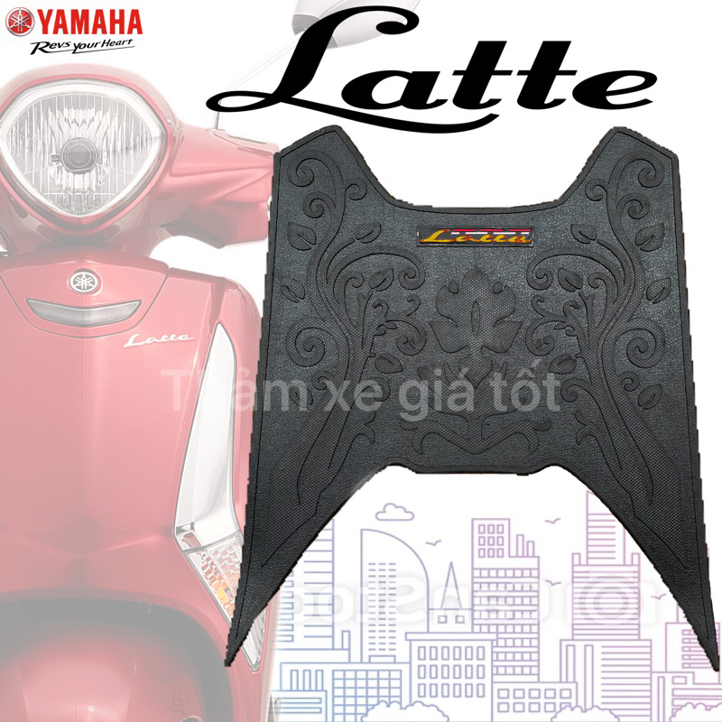 Thảm xe Latte, thảm lót sàn, thảm lót chân, thảm cao su xe Latte