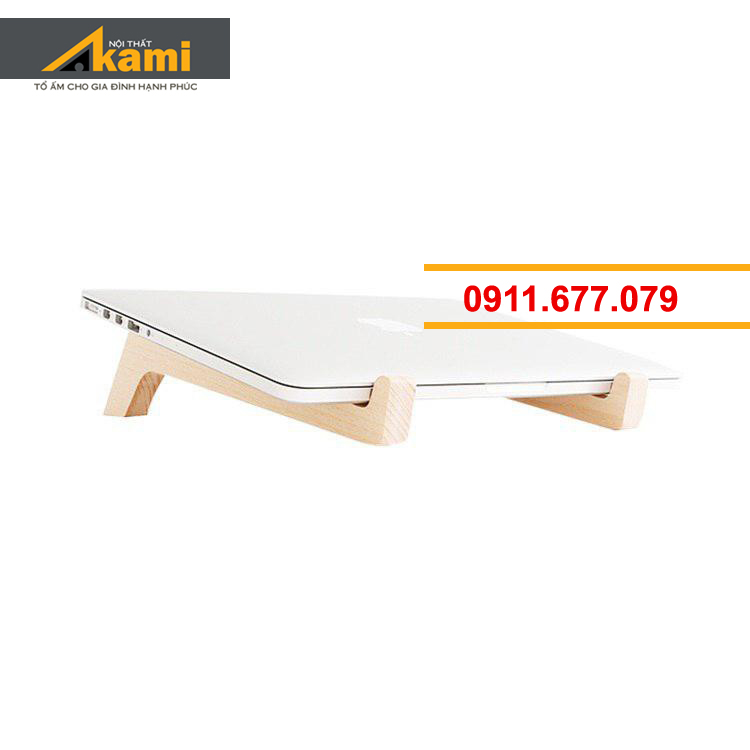 [HCM][Tản nhiệt tốt] Kệ laptop/ giá đỡ laptop bằng gỗ tự nhiên bền đẹp
