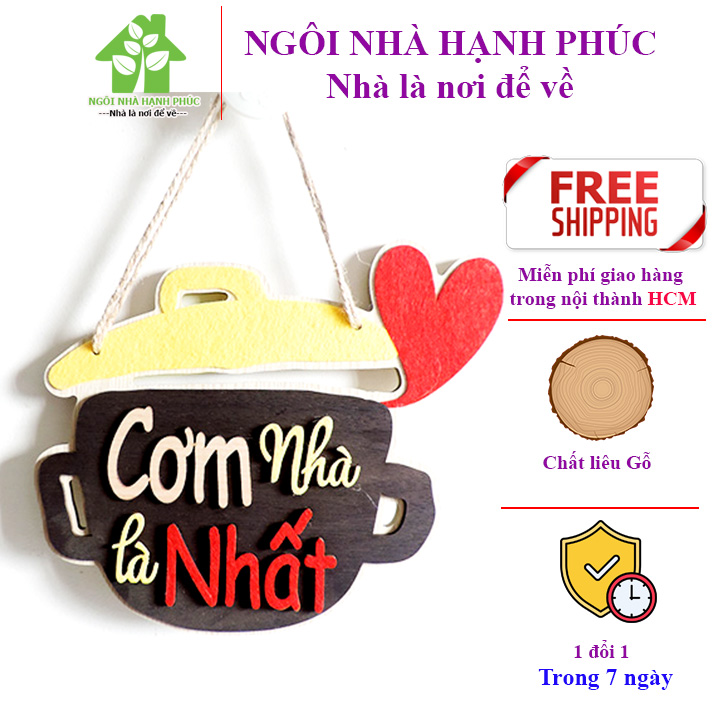 Bảng gỗ decor trang trí nhà cửa 🚀bảng cơm nhà là nhất 🚀