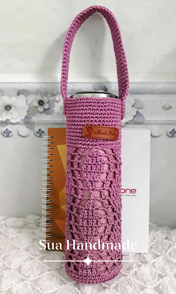 Túi handmade chất liệu sợi dệt Việt Nam (Không bao gồm ly)