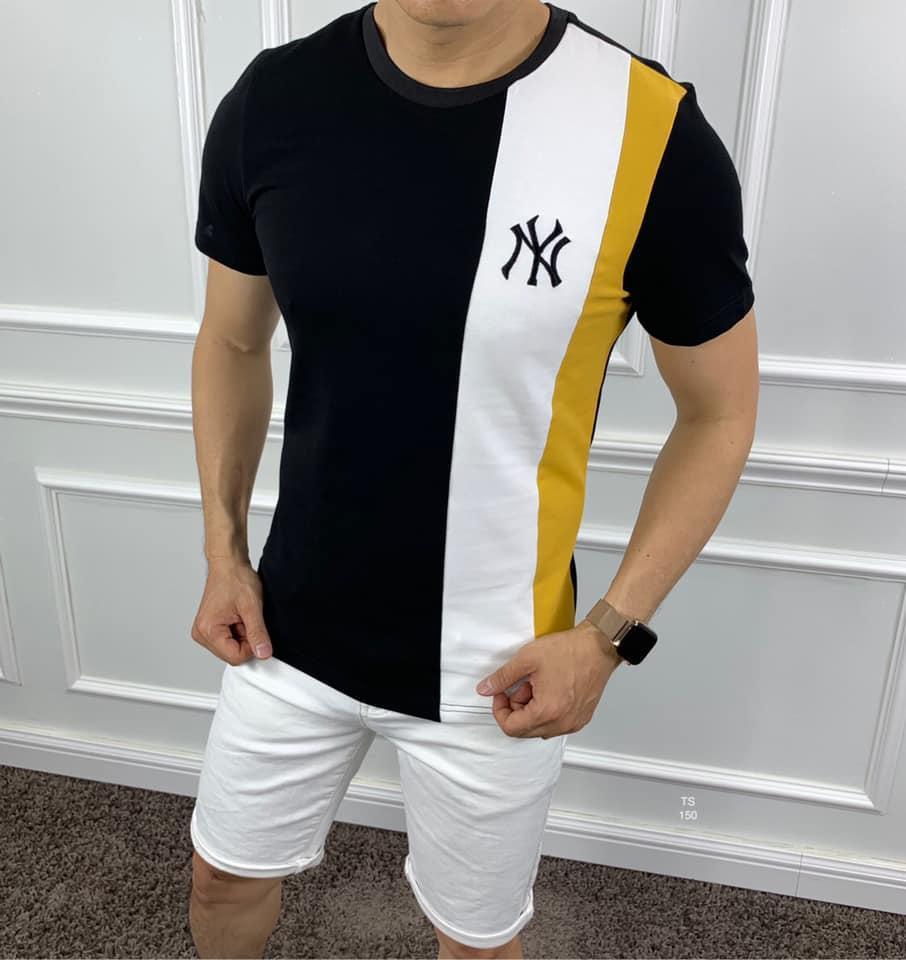 Áo thun nam 3 màu phối logo siêu hot