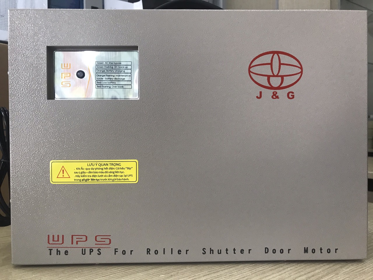 Bộ lưu điện cửa cuốn tải 600kg 1000va 02x12vx7.2 ah