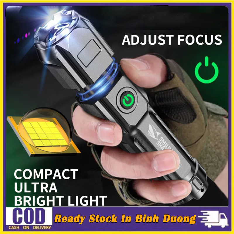 Đèn pin siêu sáng/Đèn pin cầm tay/đèn led chiếu xa chống nước/mini flashlight