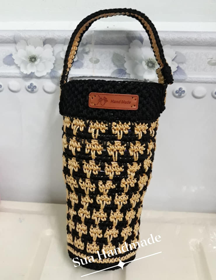 Túi đựng ly giữ nhiệt Handmade