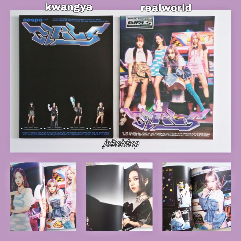 Album đựng hình aespa girls không đồ random dùng sưu tầm trang trí xinh xắn