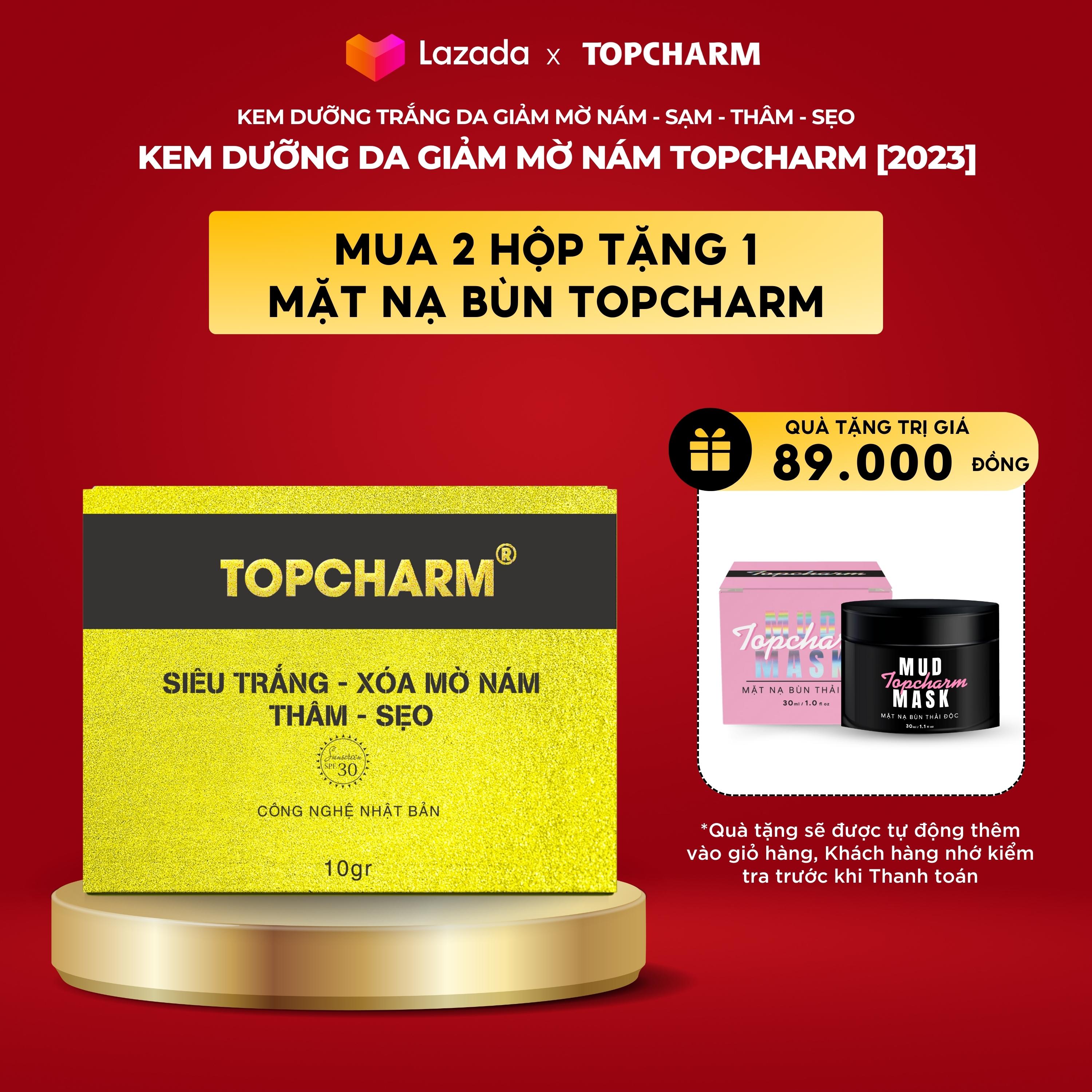 Kem nâng tone TOPCHARM, giảm mờ nám sạm cho làn da trắng hồng mịn màng