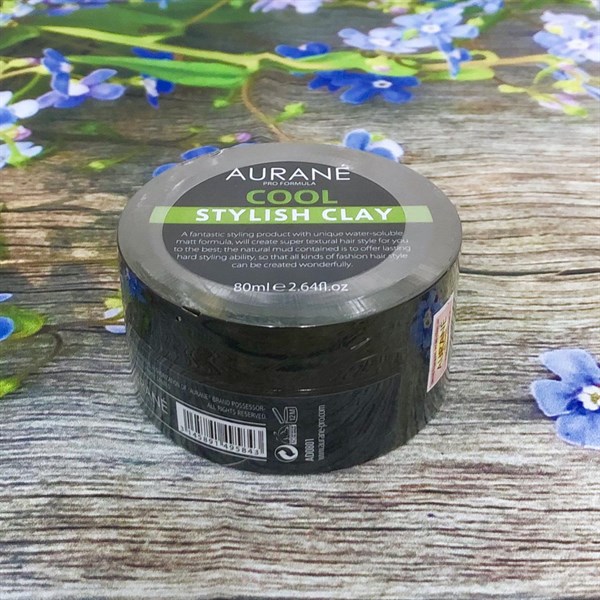 Sáp tạo kiểu tóc nam cứng mờ Aurane Cool Stylish Clay 80ml
