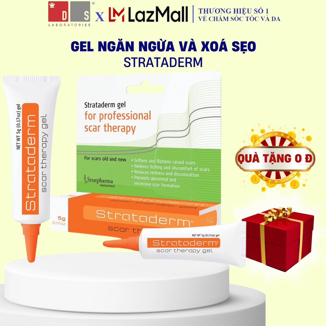Gel sẹo strataderm, kem xoá sẹo của hãng Stratpharma số 1 Thụy Sỹ