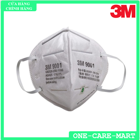 Khẩu trang bảo hộ lọc bụi vi khuẩn 3m 9001, lọc độc, kháng khuẩn, chống bụi siêu mịn...