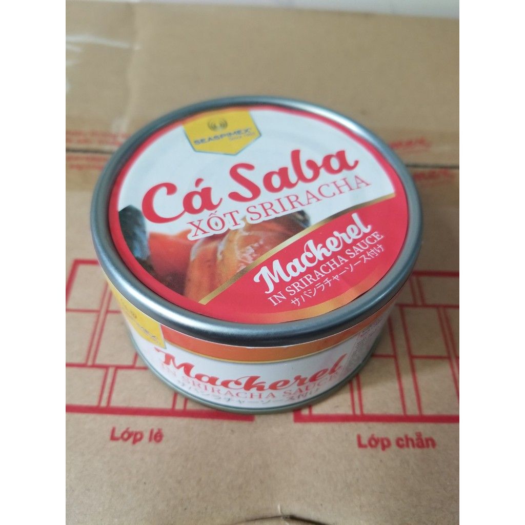 Cá saba Nhật sốt Sriracha - Seaspimex 185gr