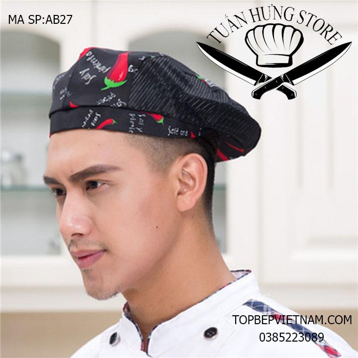 mũ đầu bếp kiểu mới ab27