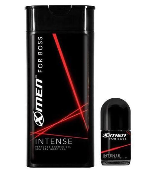 Combo2 - dầu gội nước hoa x-men for boss 180gr - lăn khử mùi x-men for boss intense 20ml