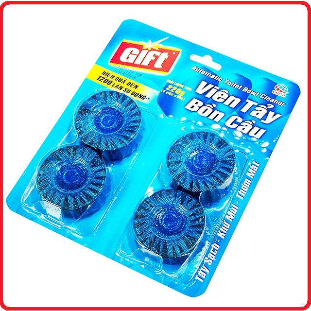Viên thả bồn cầu Gift 55g ( một viên hiệu quả đến 300 lần sử dụng )