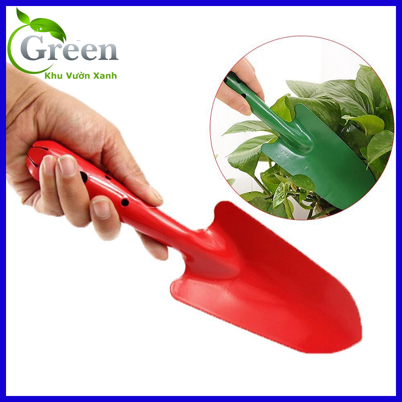 Xẻng làm vườn xúc đất mini sơn tĩnh điện