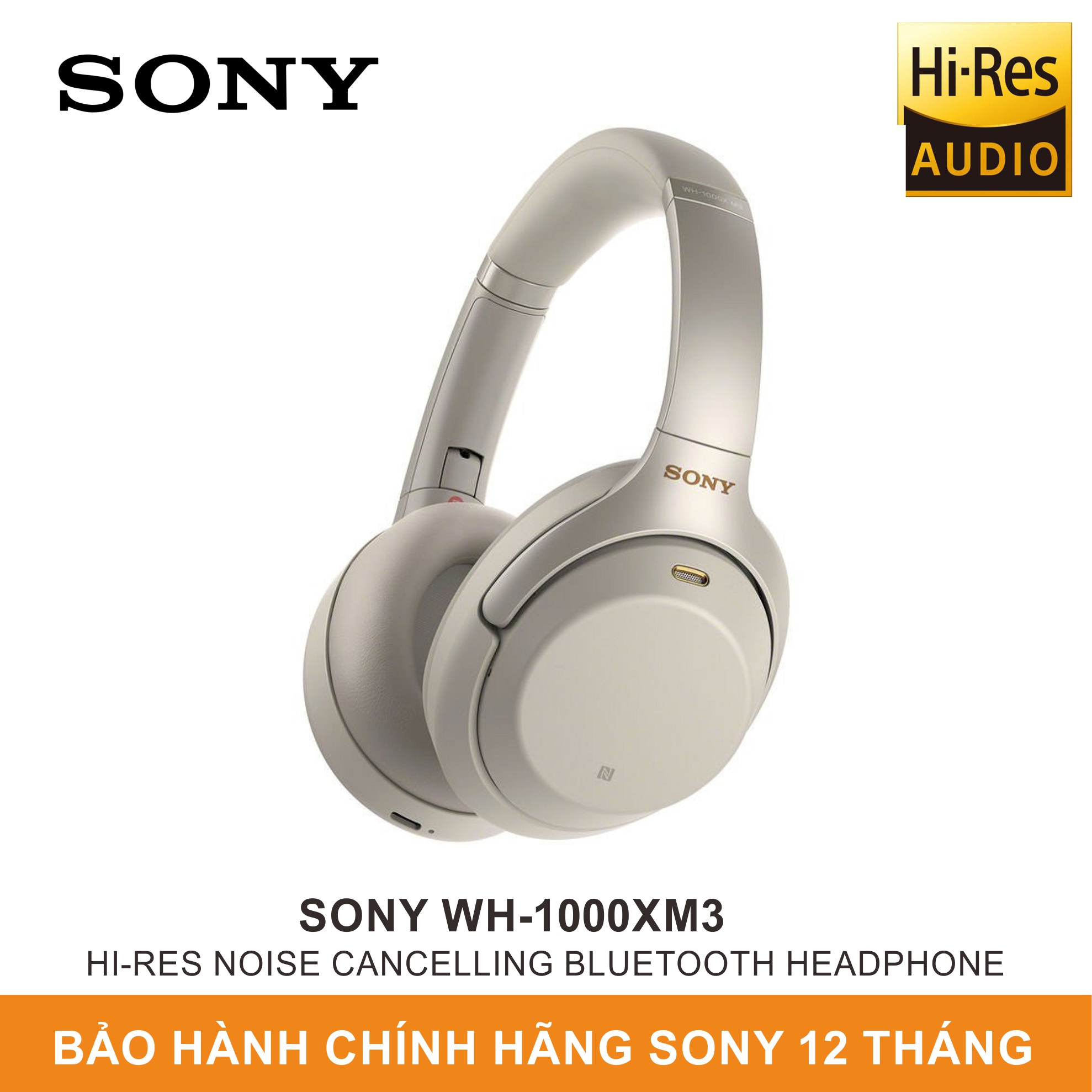[Trả góp 0%]Tai nghe chụp tai bluetooth không dây có công nghệ chống ồn Sony WH-1000XM3 - Hãng phân phối chính thức - bảo hành 12 tháng