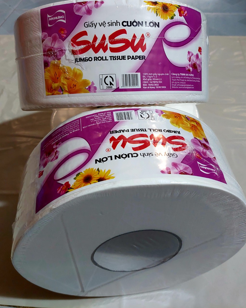 Combo 10 cuộn giấy susu 700gr