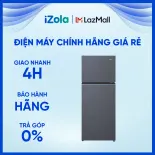 [GIAO TẠI HCM] Tủ lạnh Aqua Inverter 455 lít AQR-TA518FA(SL) - QR-TA518FA.SL - Làm đá tự động - Ngăn rau giữ ẩm điều chỉnh 3 mức độ