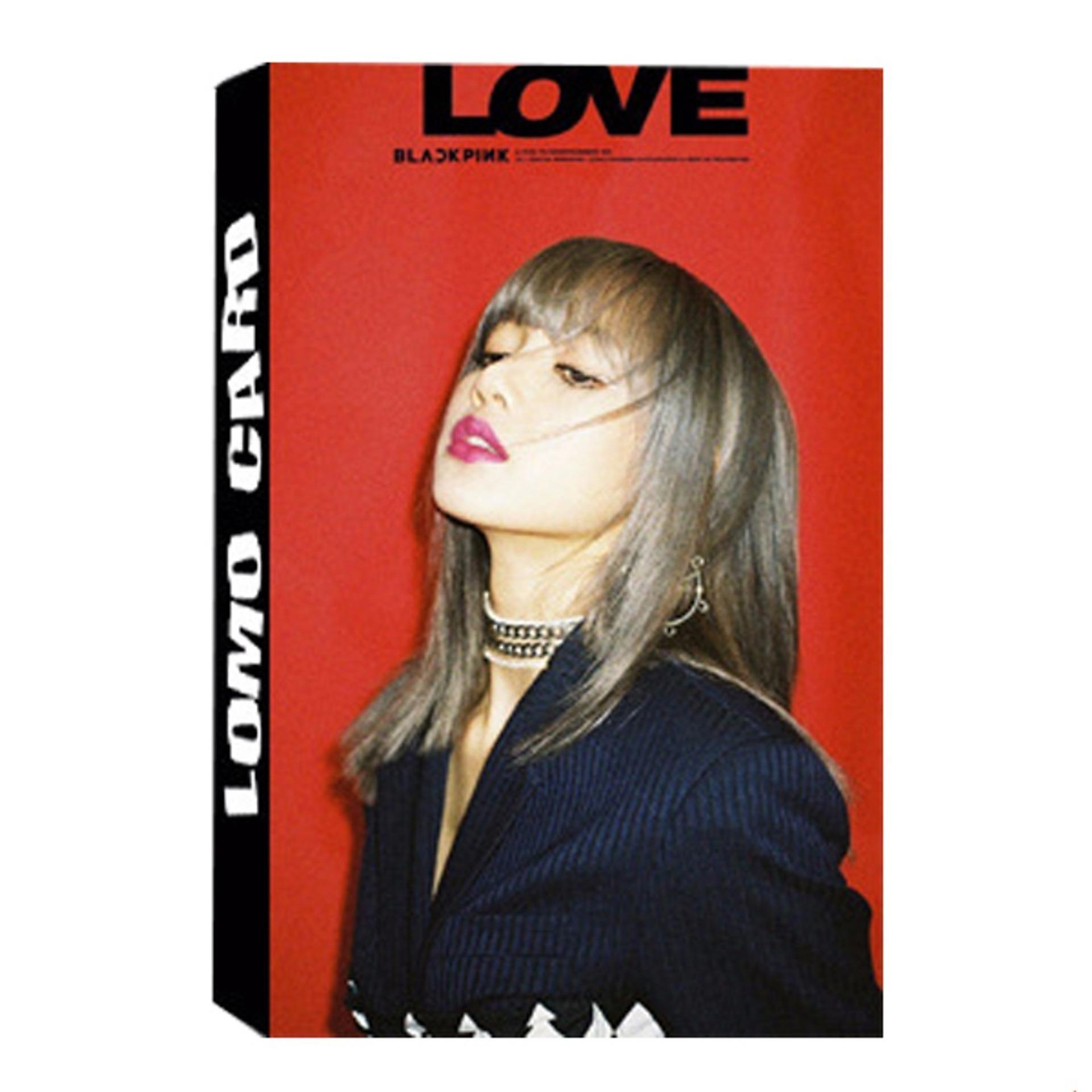 Lomo BP JISOO LISA ROSE JENNIE bộ ảnh 30 thẻ hình mẫu 2