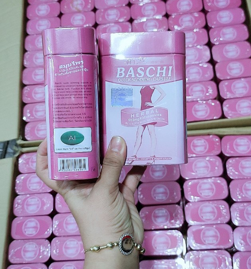 Viên uống giảm cân baschi hồng thái lan