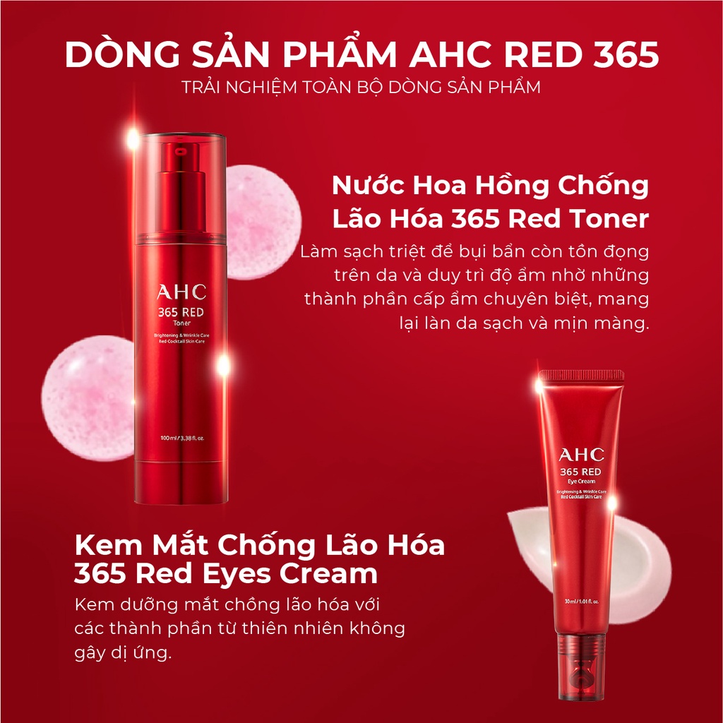 Tinh chất chống lão hóa ahc 365 red serum 50ml