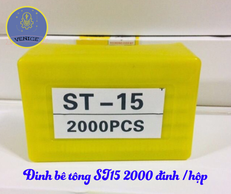Đinh bê tông chuyên dụng ST15 - Dùng cho máy bắn đinh dùng điện ST18, súng bắn đinh dùng hơi ST64