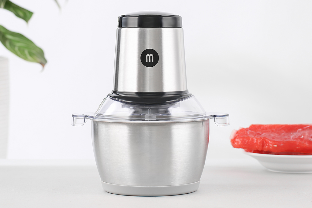 Máy xay thịt đa năng cối inox Mishio MK157 1.8L 300W