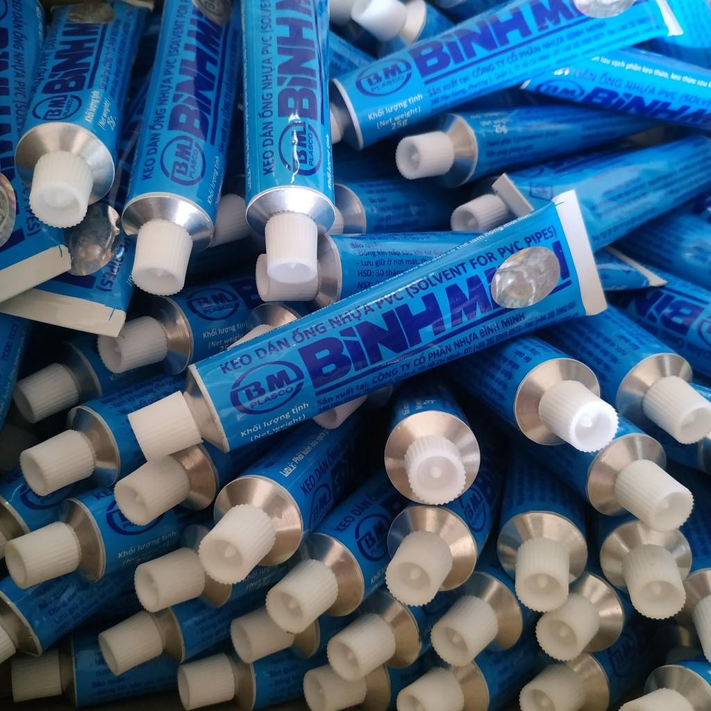 KEO DÁN ỐNG NƯỚC BÌNH MINH TUÝP 25GR 50GR 200GR 500GR